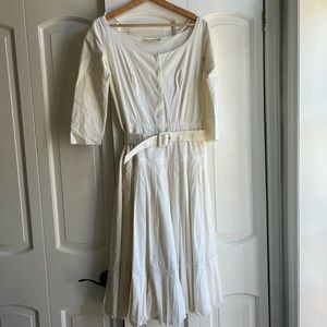 Vintage Prada White Dress, size 40